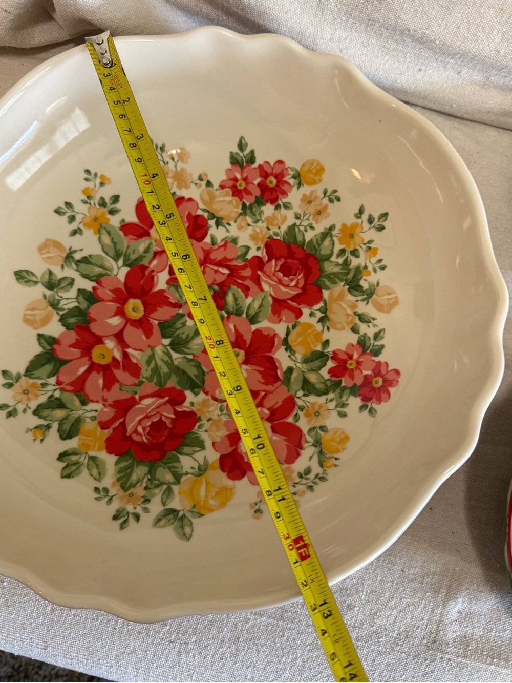 The Pioneer Woman Vintage Floral 5-Piece Pasta Bowl Set - Picture 7 of 9